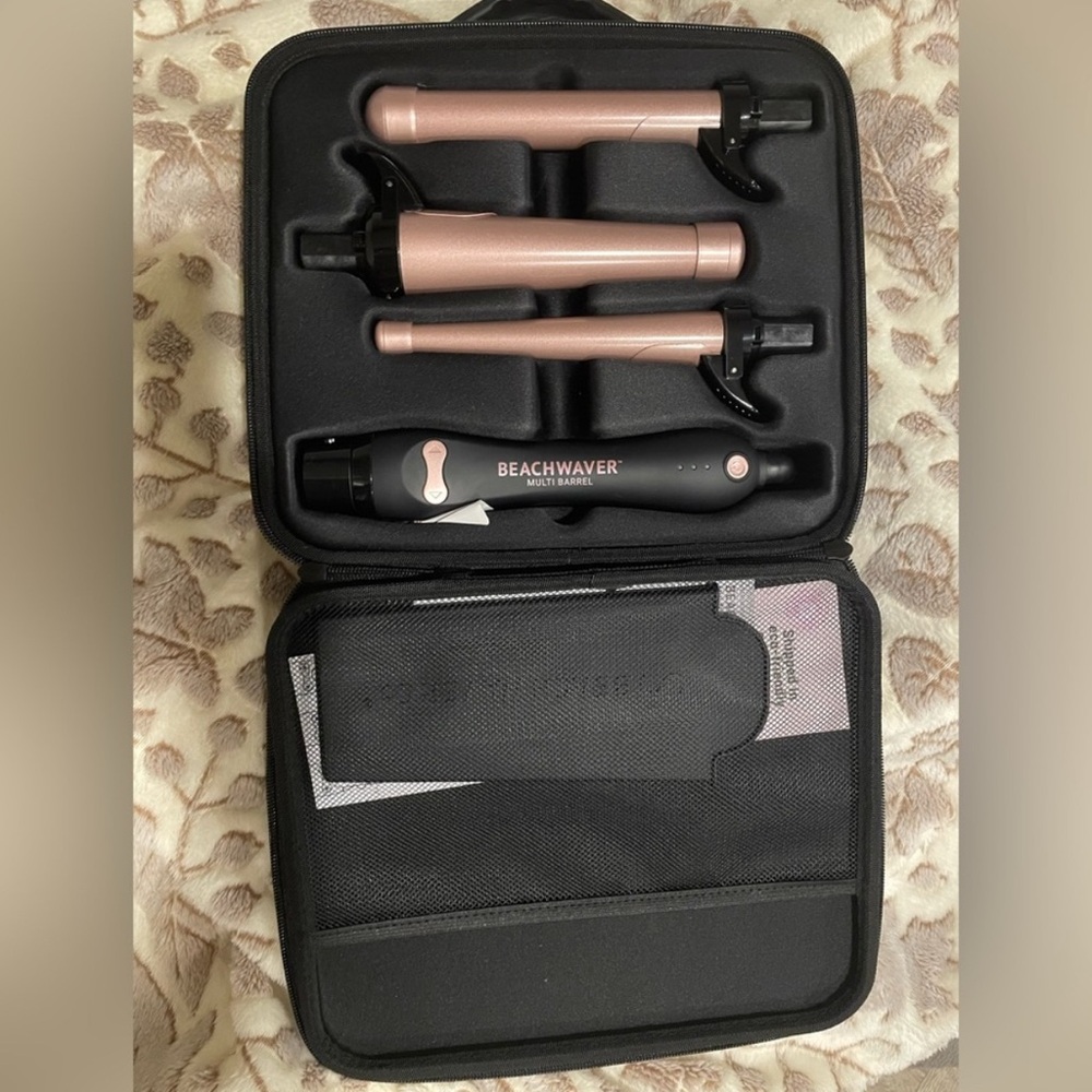 Beachwaver multi barrel rotating curling iron